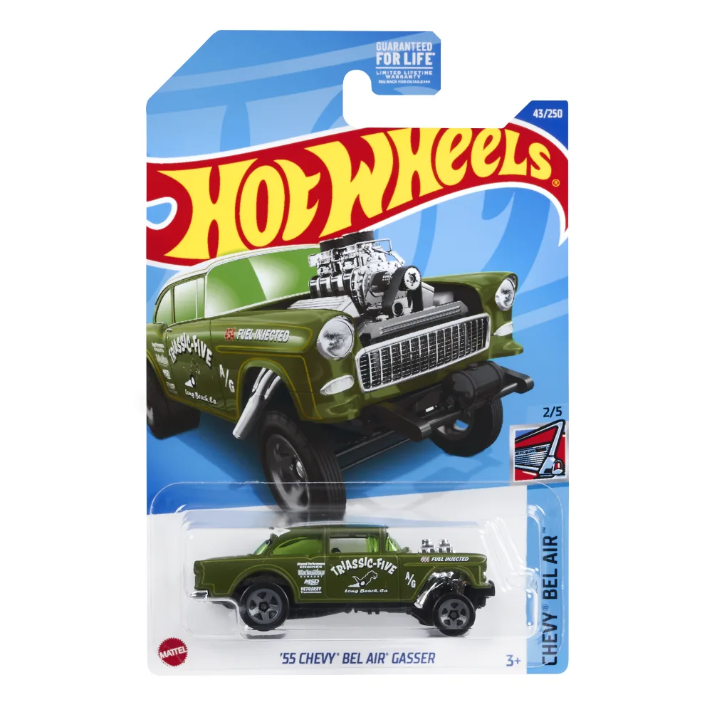 '55 Chevy Bel Air Gasser — HCV06 — Matte Olive — imagem 2