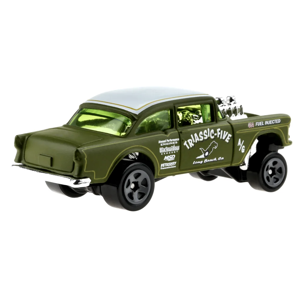 '55 Chevy Bel Air Gasser — HCV06 — Matte Olive — imagem 3