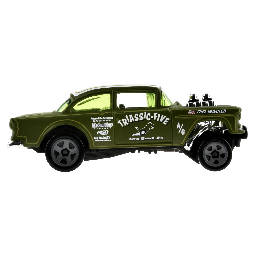 '55 Chevy Bel Air Gasser — HCV06 — Matte Olive — imagem 5