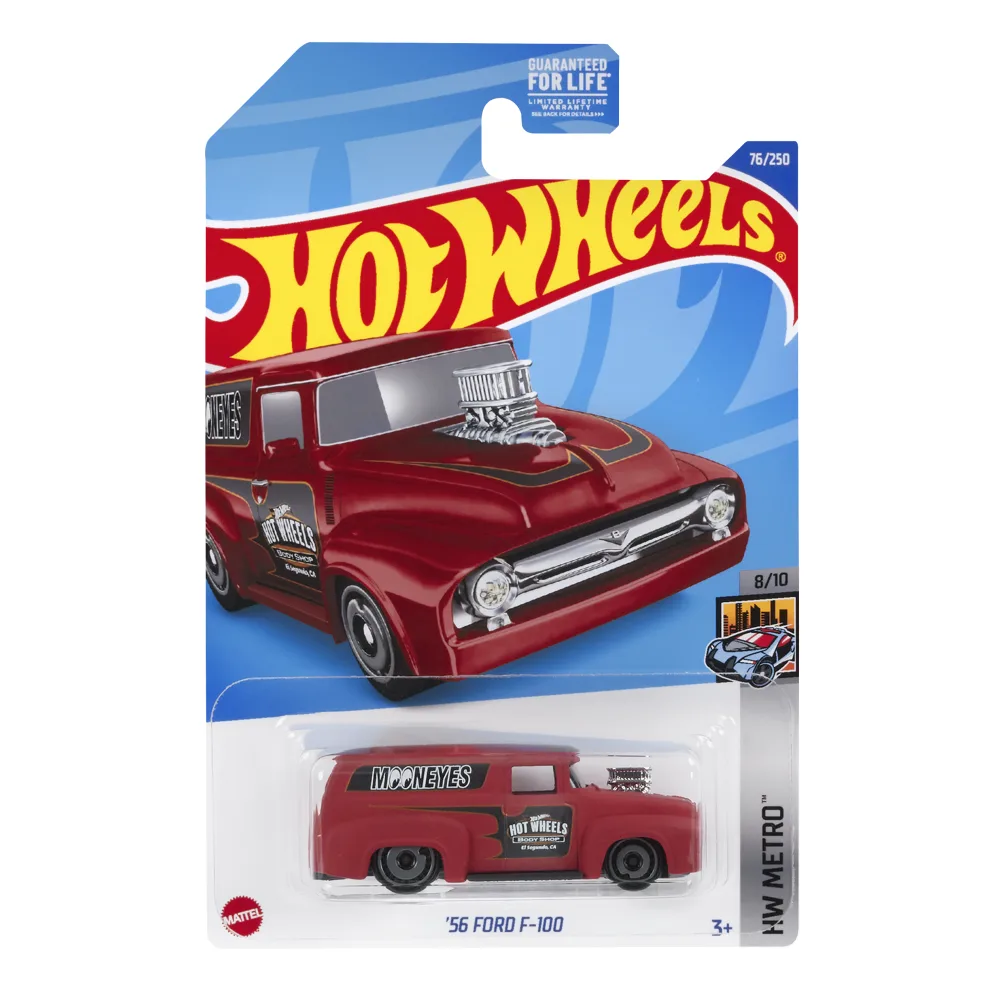 '56 FORD F-100 — HCV93 — Matte dark red — imagem 2