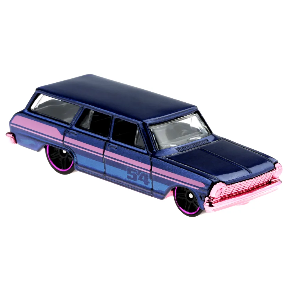 '64 Chevy Nova Wagon — HDH60 — Metalflake Dark Blue — imagem 4