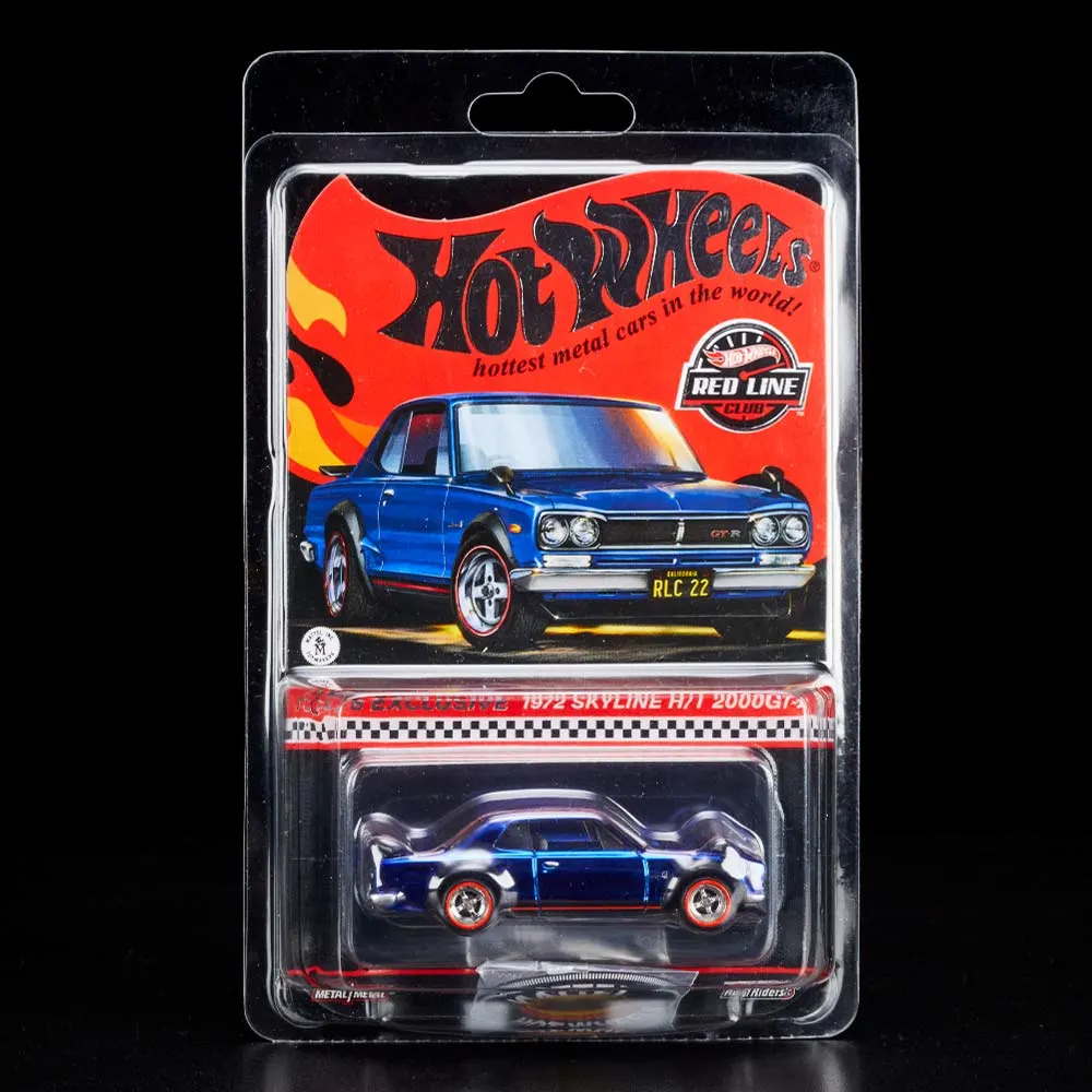 1972 Skyline H/T 2000GT-R — HGK84 — Spectraflame Race Team Blue — imagem 2