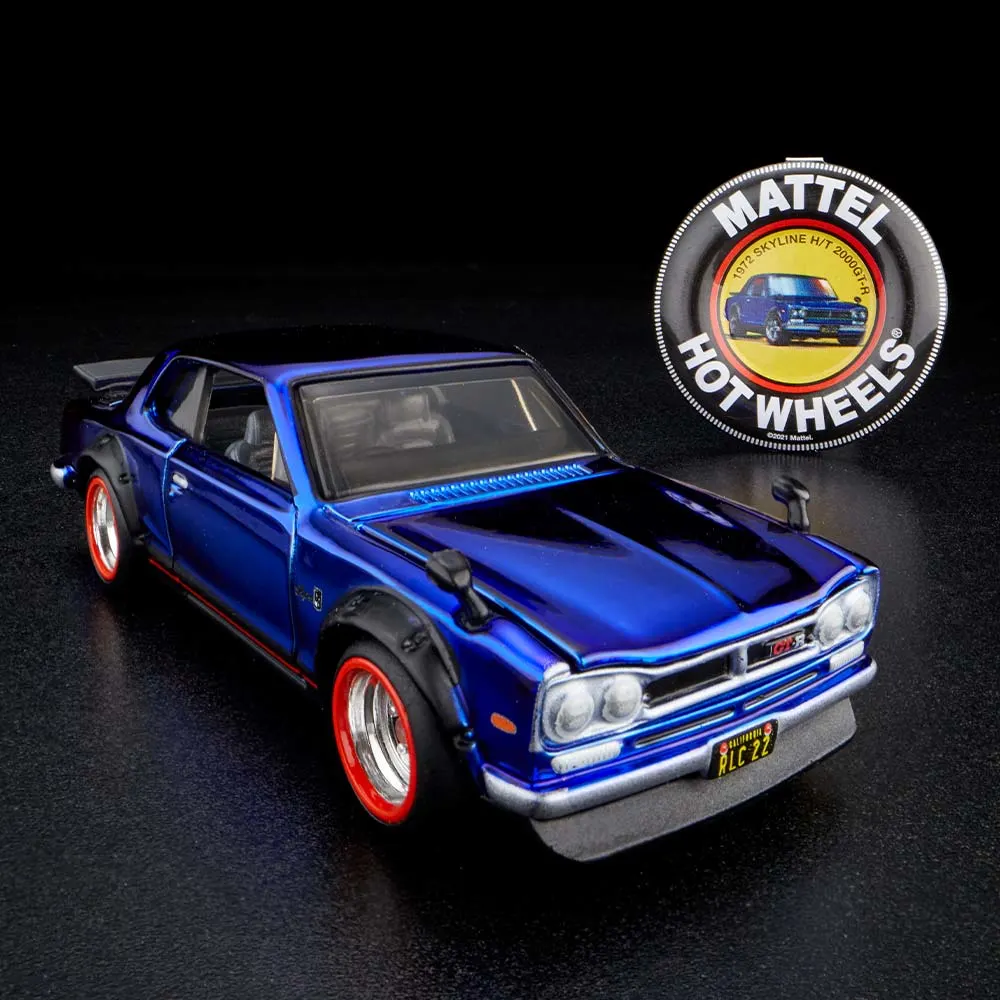 1972 Skyline H/T 2000GT-R — HGK84 — Spectraflame Race Team Blue — imagem 3