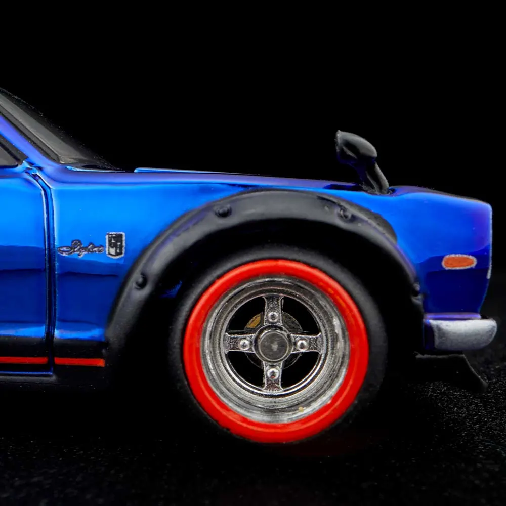 1972 Skyline H/T 2000GT-R — HGK84 — Spectraflame Race Team Blue — imagem 6