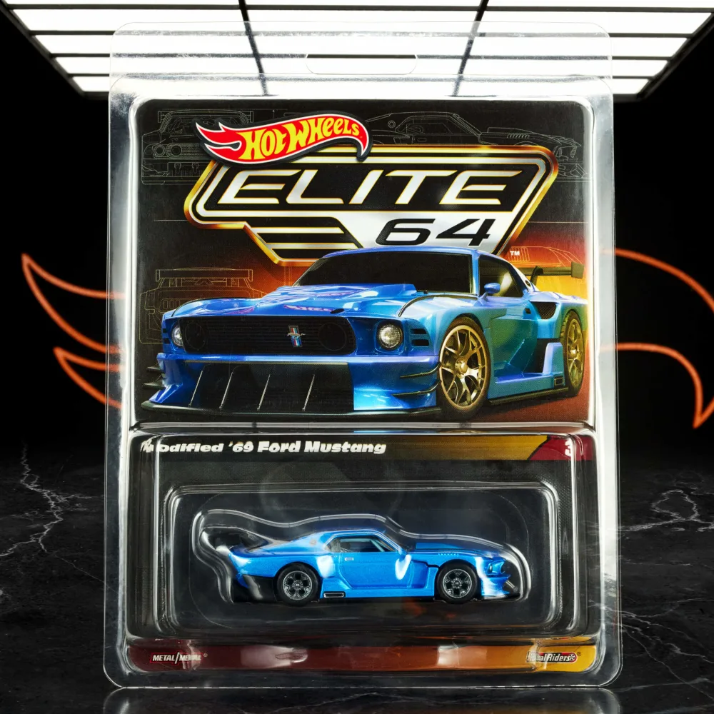 Modified '69 Ford Mustang — HGW13 — Metallic Acapulco Blue — imagem 2