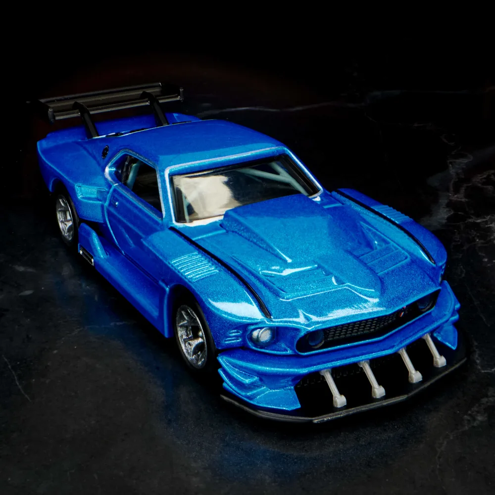 Modified '69 Ford Mustang — HGW13 — Metallic Acapulco Blue — imagem 6