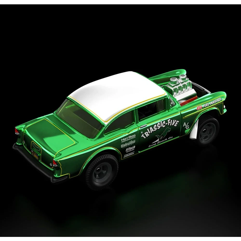 '55 Chevy Bel Air Gasser — HGW21 — Spectraflame Bright Green — imagem 5