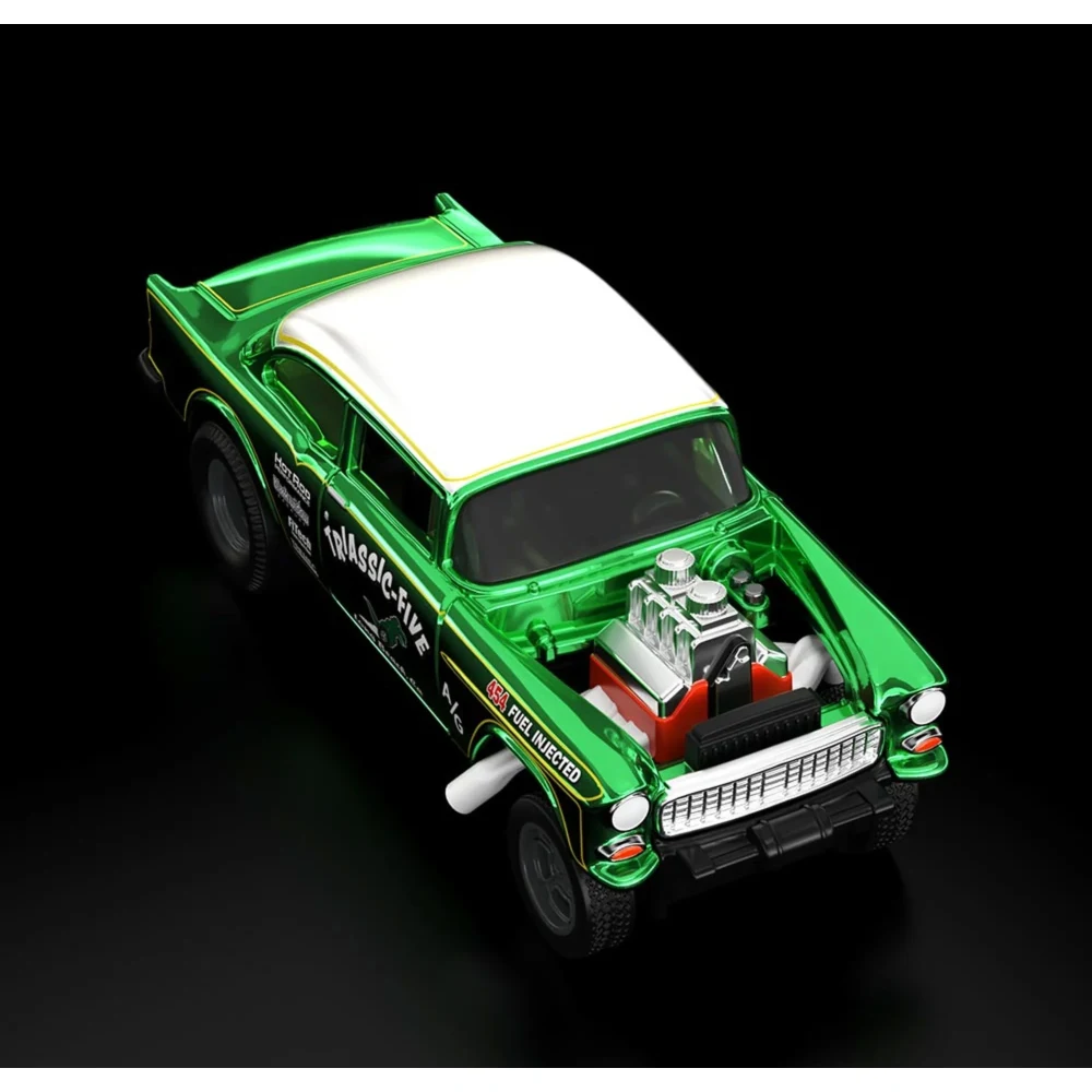 '55 Chevy Bel Air Gasser — HGW21 — Spectraflame Bright Green — imagem 6