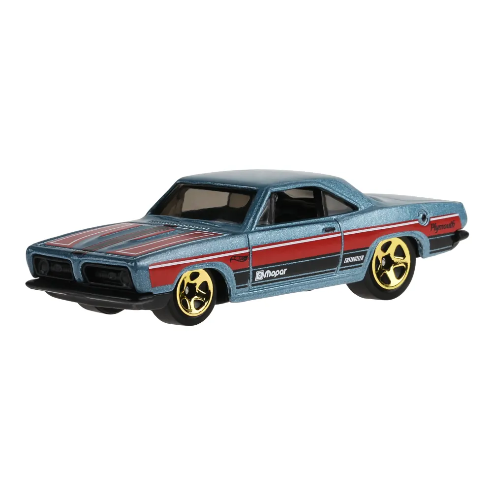 '68 Plymouth Barracuda Formula S — HK028 — Metalflake Blue