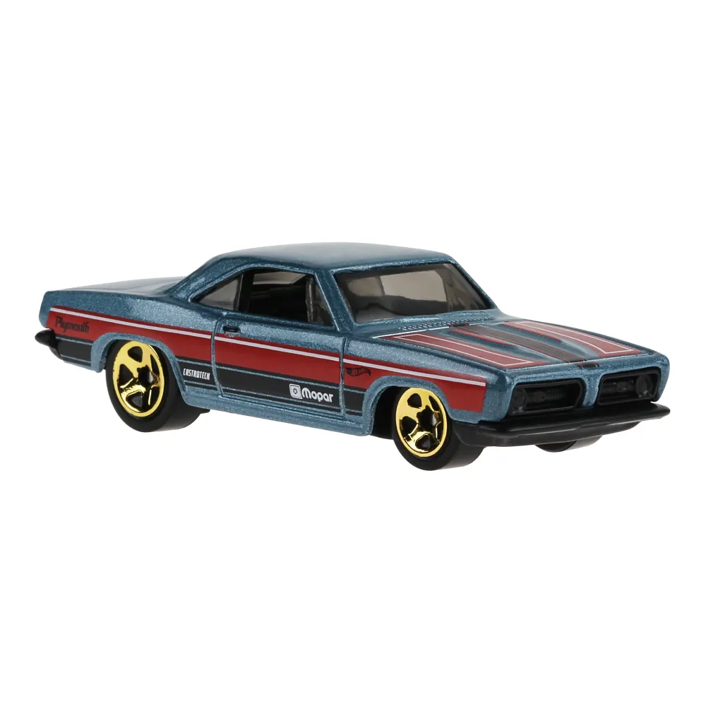 '68 Plymouth Barracuda Formula S — HK028 — Metalflake Blue — imagem 4