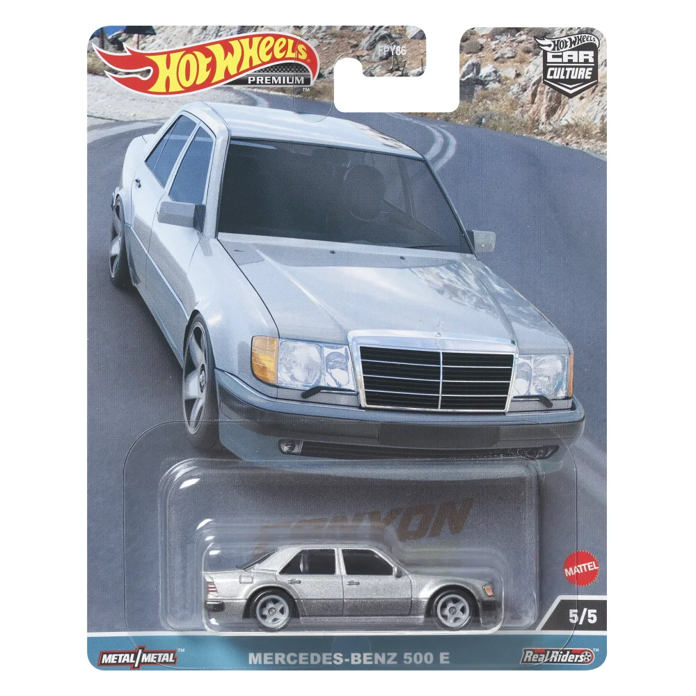 Mercedes-Benz 500 E — HKC55 — Two-tone metalflake silver and gunmetal gray — imagem 2