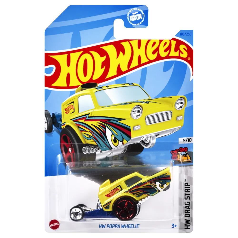 HW Poppa Wheelie — HKH34 — Yellow — imagem 2