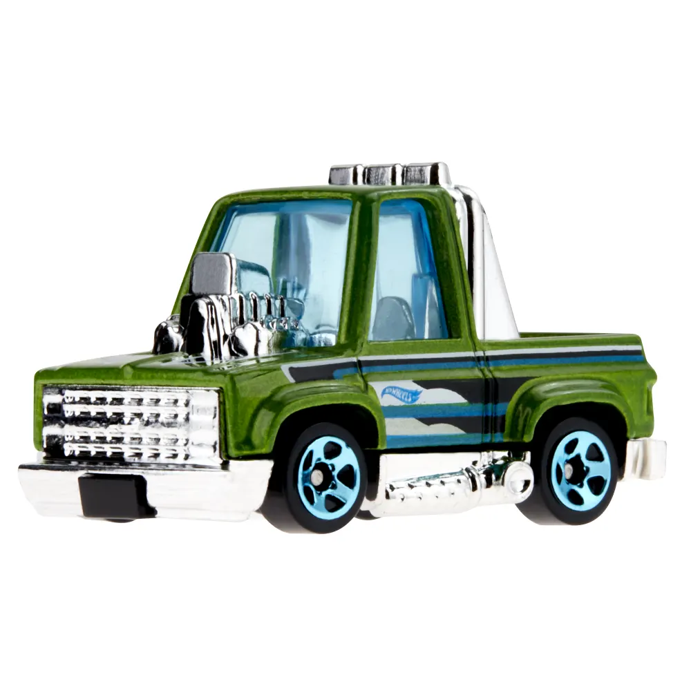 Toon'd '83 Chevy Silverado — HKH98 — Metalflake Lime Green
