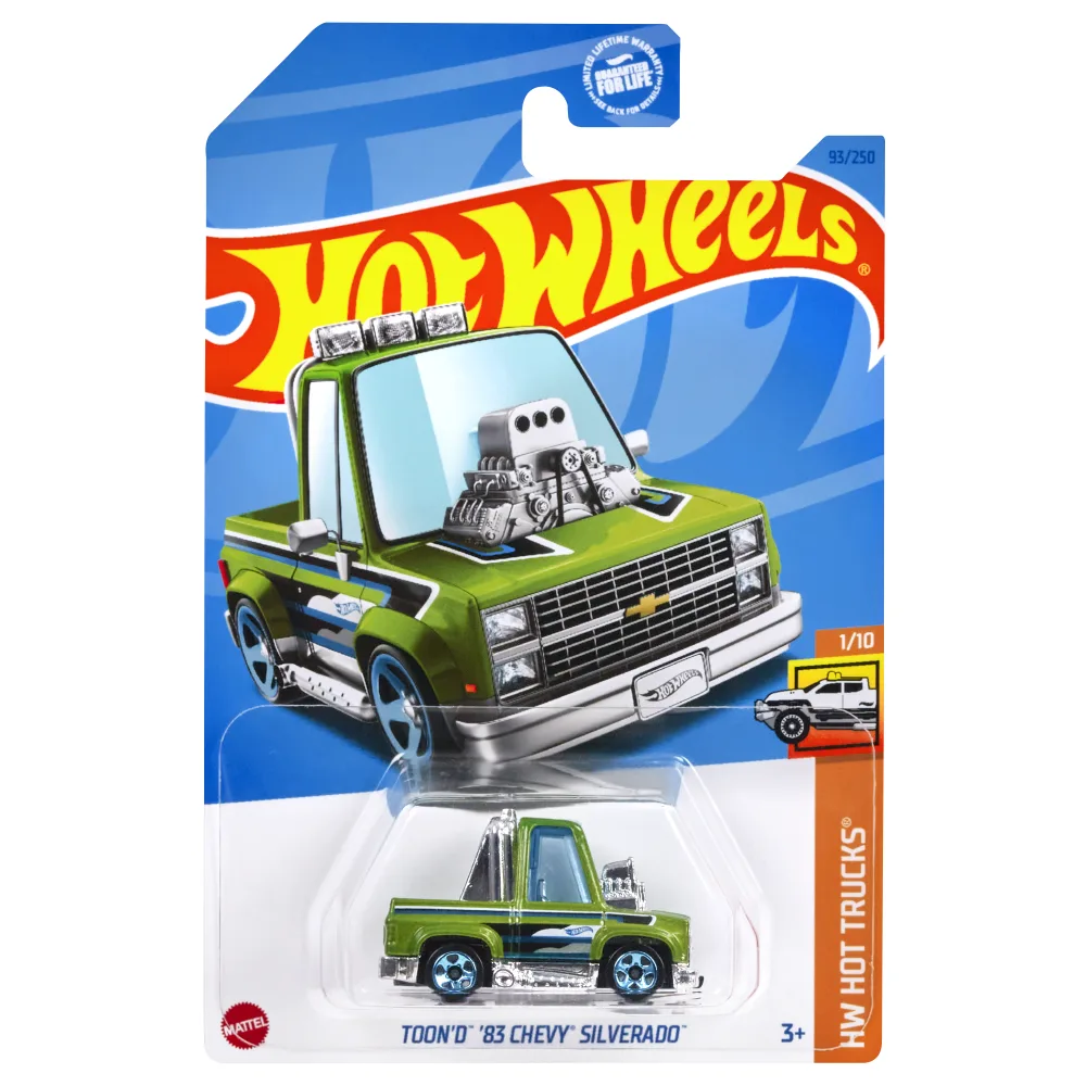 Toon'd '83 Chevy Silverado — HKH98 — Metalflake Lime Green — imagem 2