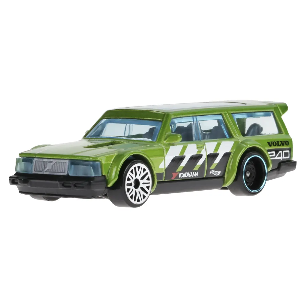 Volvo 240 Drift Wagon — HKJ07 — Bright Metallic Green