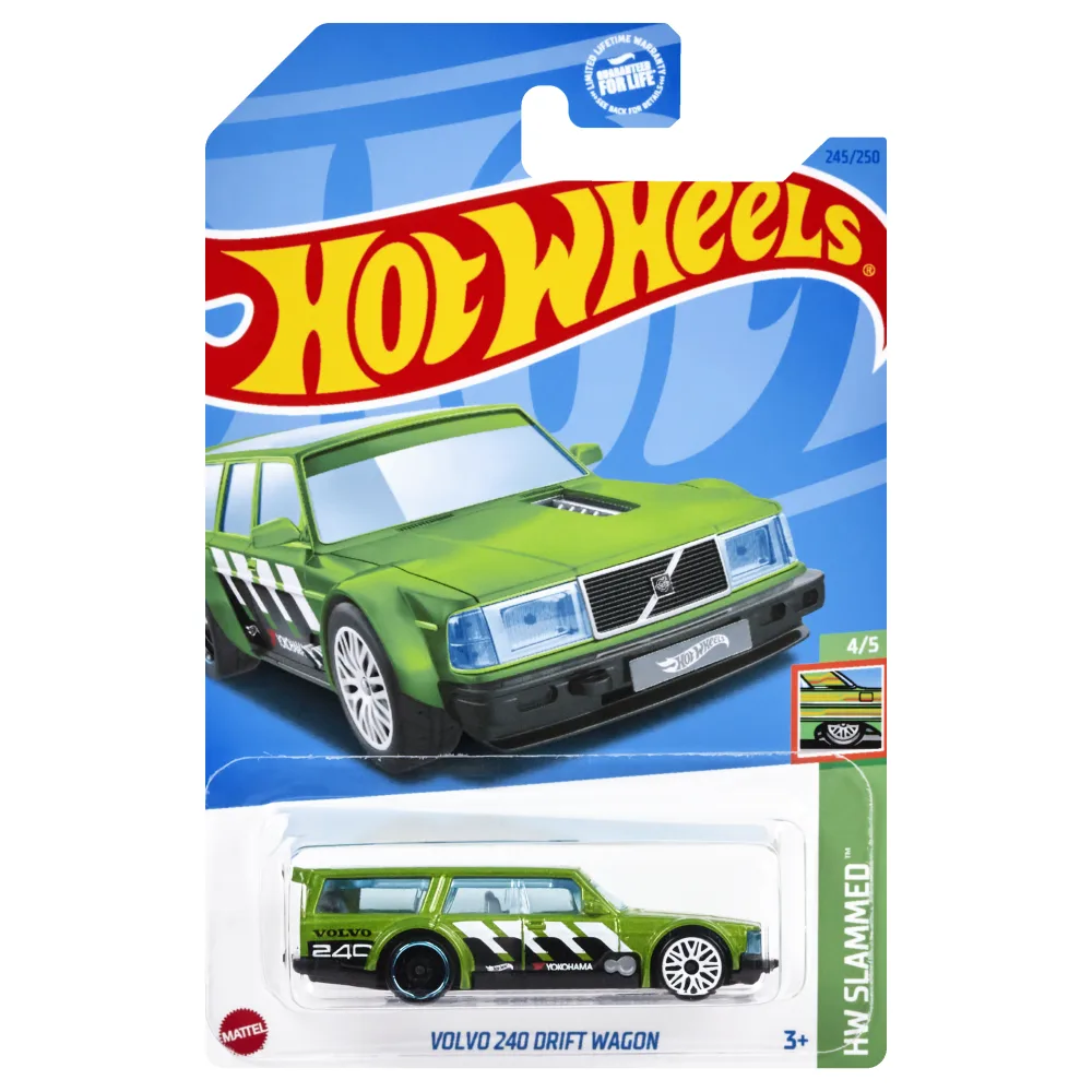 Volvo 240 Drift Wagon — HKJ07 — Bright Metallic Green — imagem 2