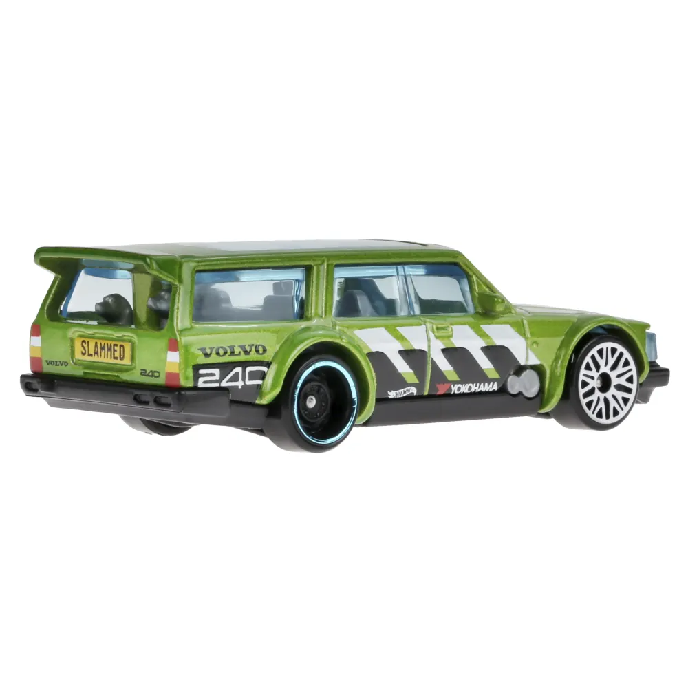 Volvo 240 Drift Wagon — HKJ07 — Bright Metallic Green — imagem 3