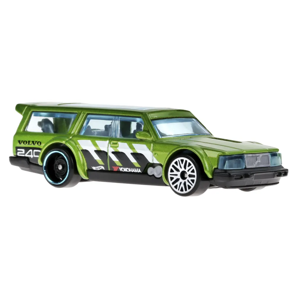 Volvo 240 Drift Wagon — HKJ07 — Bright Metallic Green — imagem 4