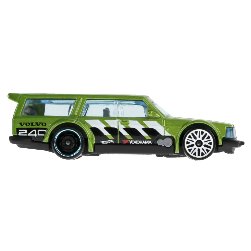 Volvo 240 Drift Wagon — HKJ07 — Bright Metallic Green — imagem 5