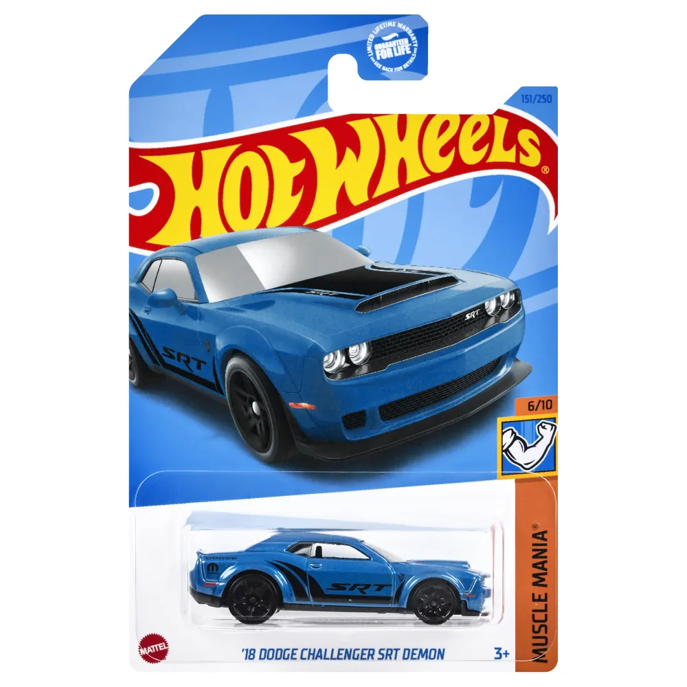 '18 Dodge Challenger SRT Demon — HKJ54 — Metallic grabber blue — imagem 2
