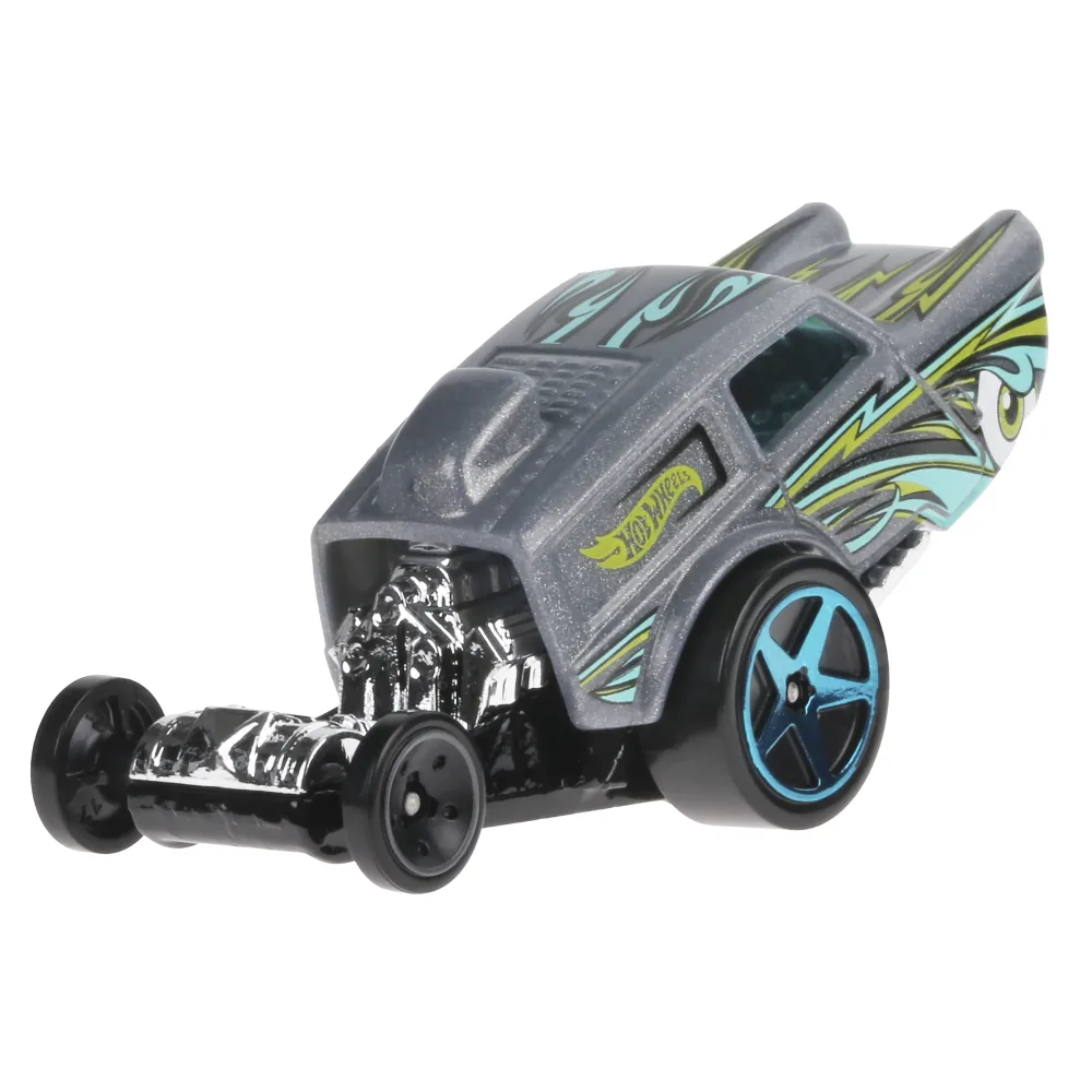HW Poppa Wheelie — HKK06 — Metalflake Gray