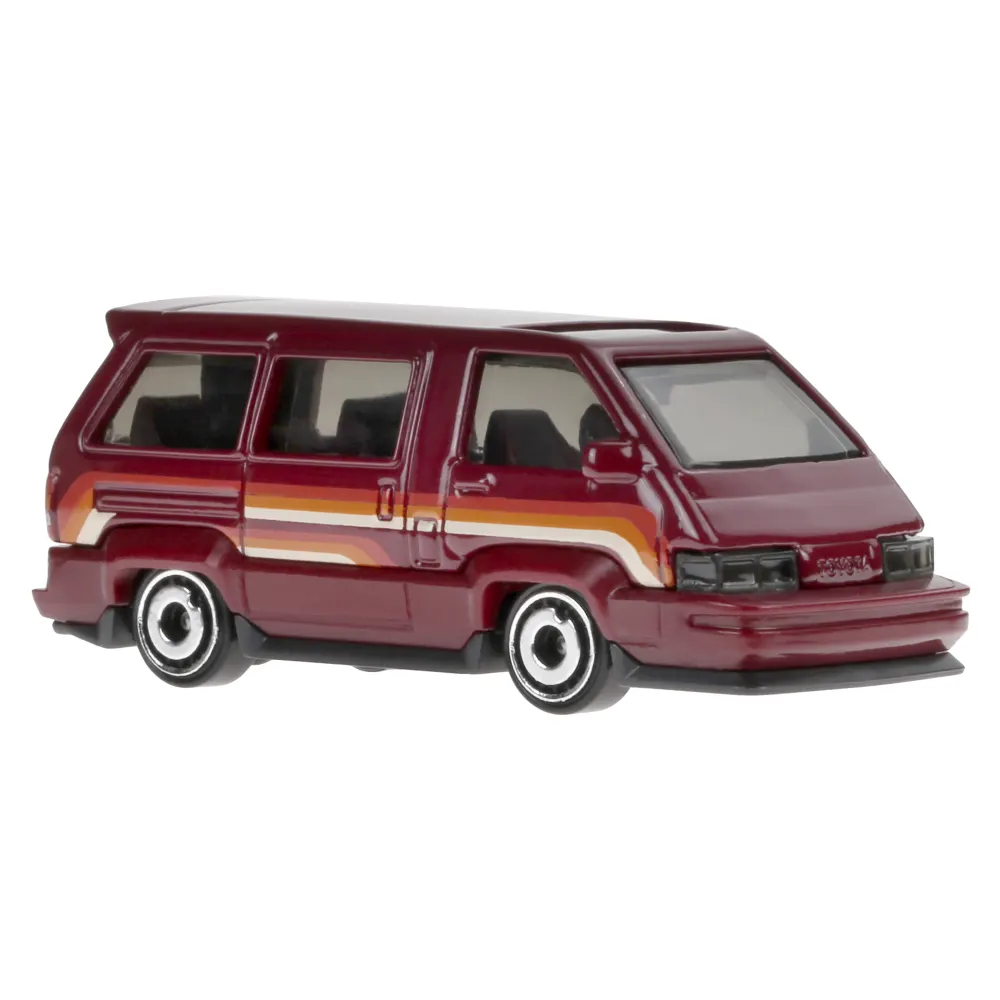 1986 Toyota Van — HKK66 — Burgundy — imagem 4