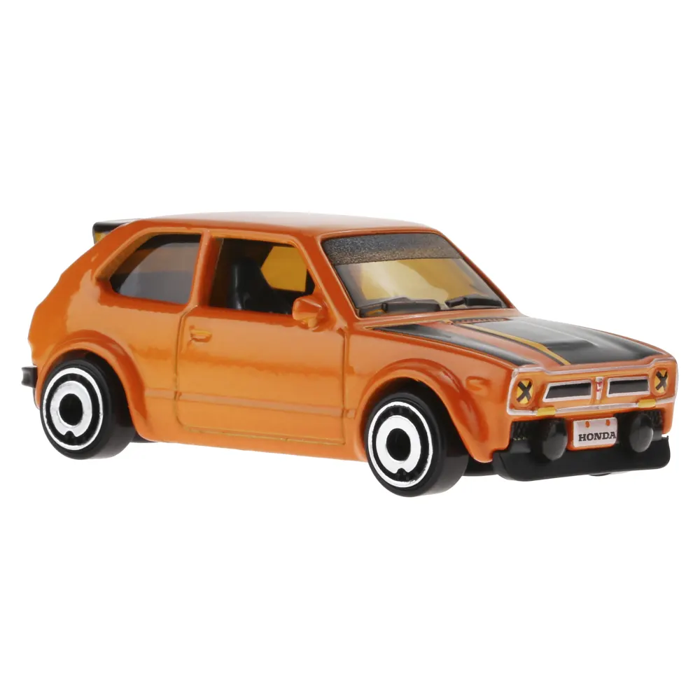 '73 Honda Civic Custom — HKK67 — Orange — imagem 3