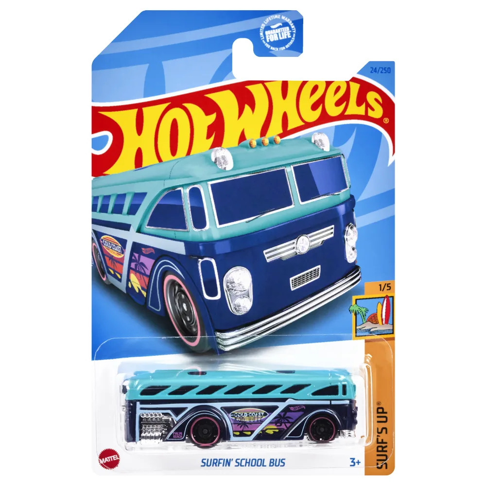 Surfin' School Bus — HKK79 — Turquoise & Dark Blue — imagem 2