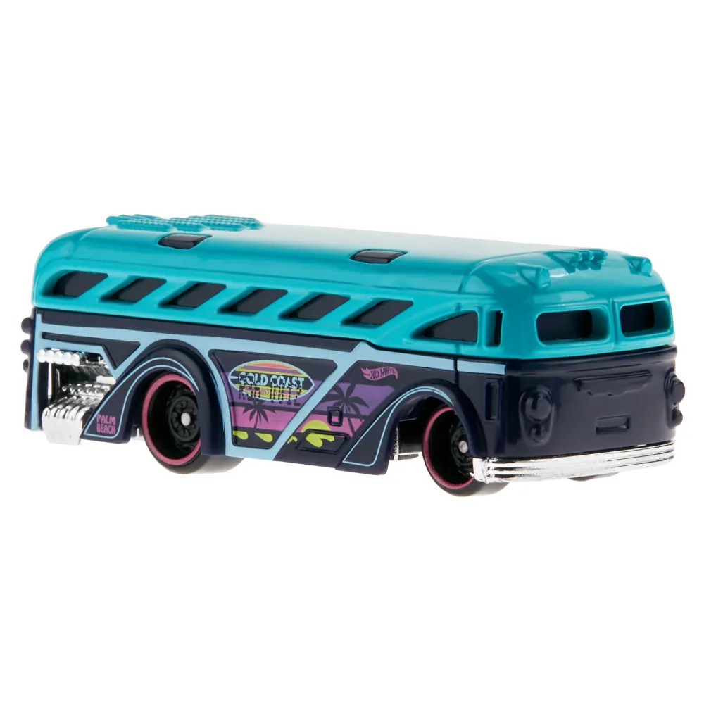 Surfin' School Bus — HKK79 — Turquoise & Dark Blue — imagem 4