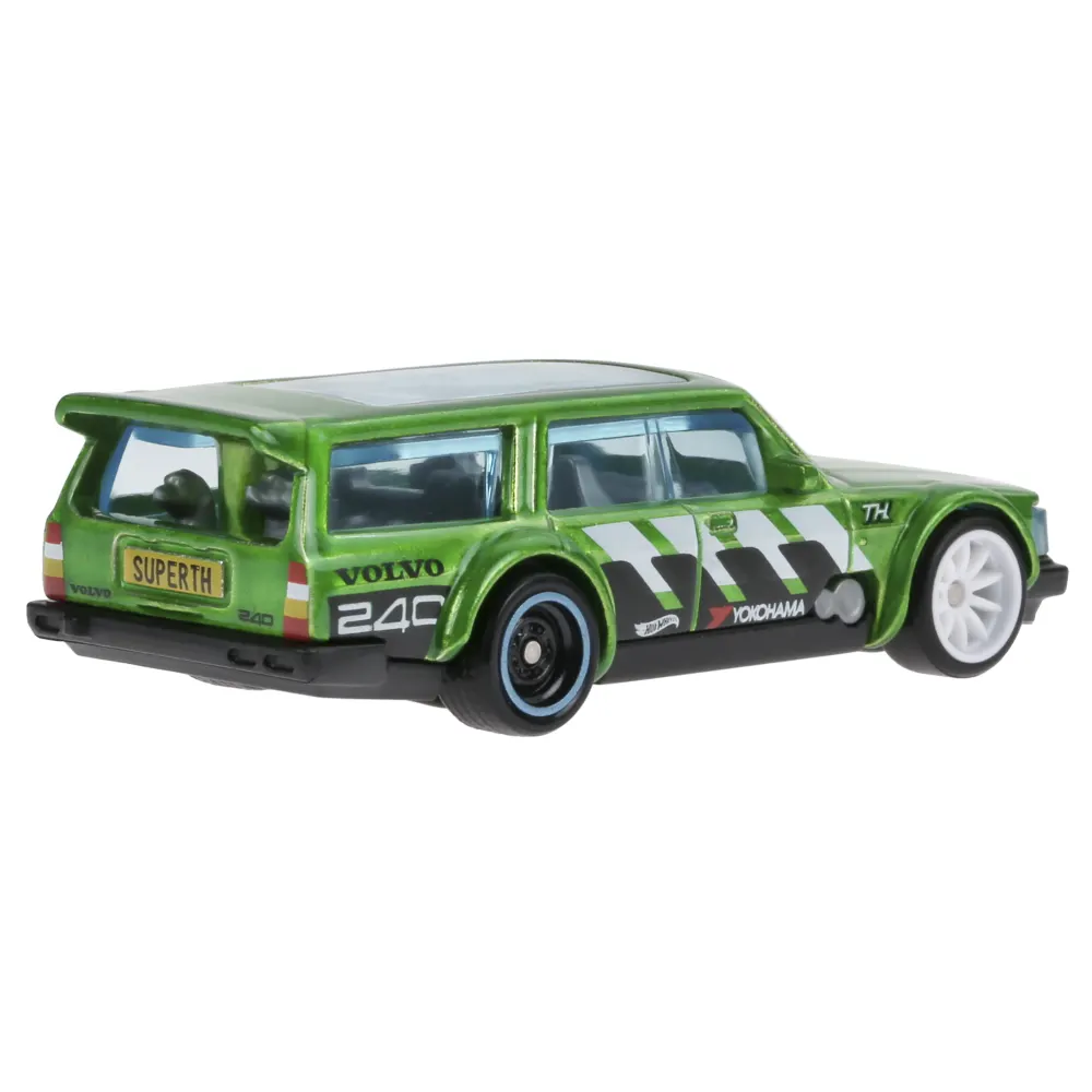 Volvo 240 Drift Wagon — HKL19 — Spectraflame green — imagem 3