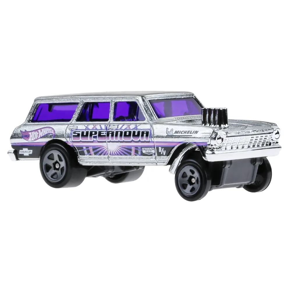 '64 Nova Wagon Gasser — HKL29 — ZAMAC — imagem 4