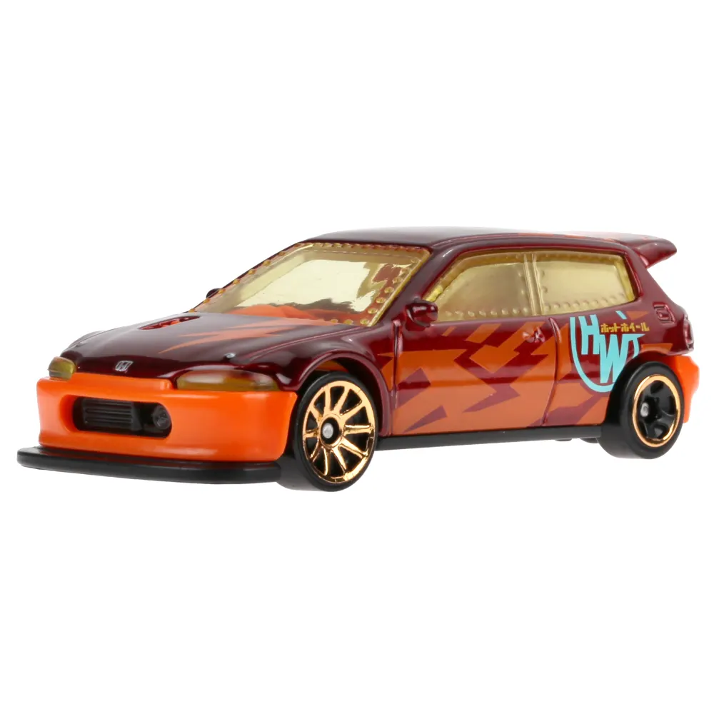 Honda Civic Custom — HKL48 — Maroon