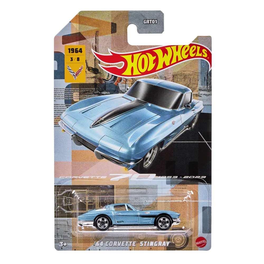 '64 CORVETTE STINGRAY — HLH51 — Metalflake Light Blue — imagem 2