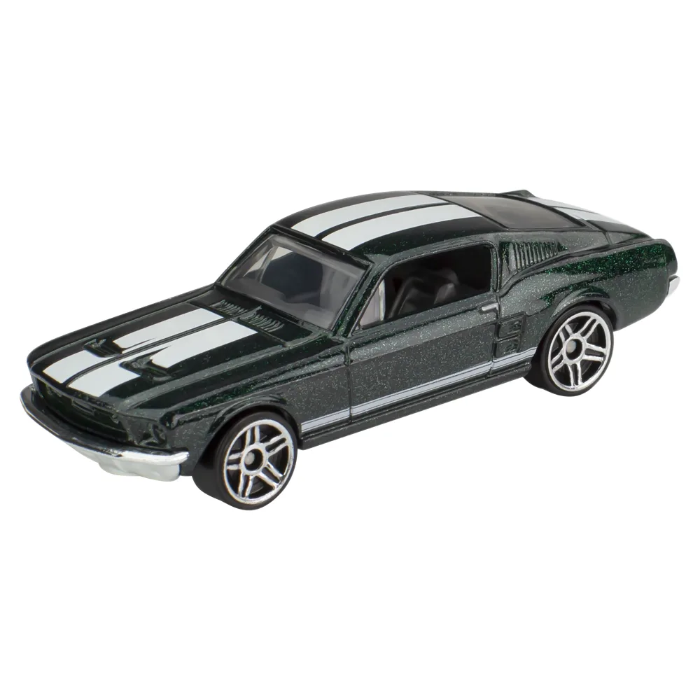 '67 Mustang — HLY70 — Metalflake Dark green