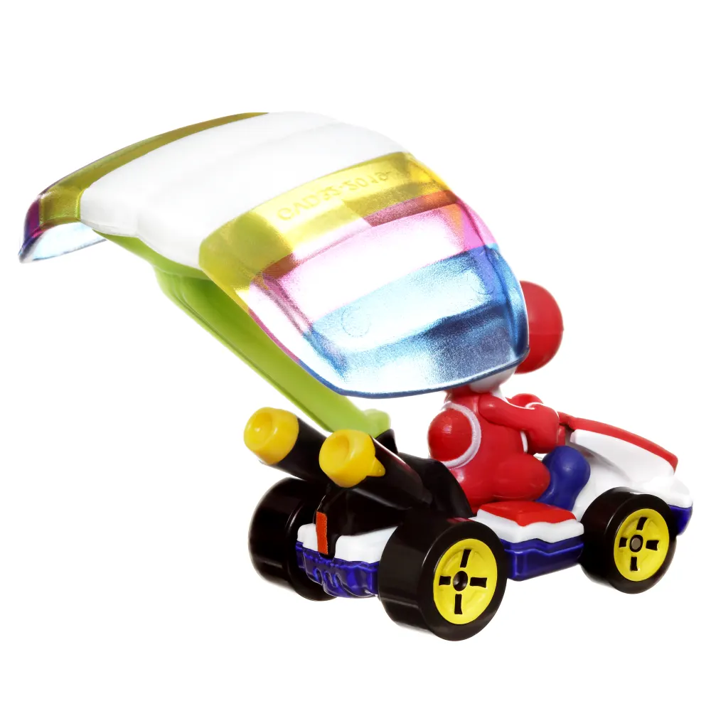Red Yoshi Standard Kart + Parafoil — HMG76 — Red — imagem 3