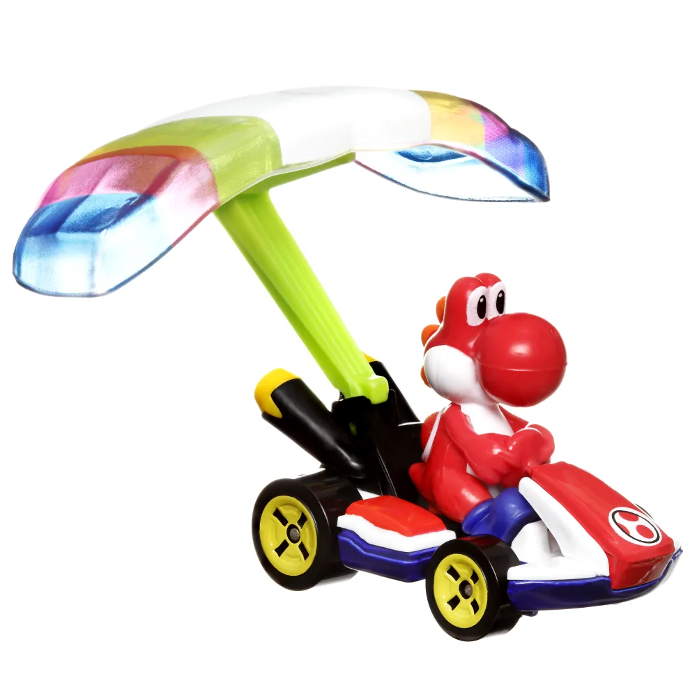 Red Yoshi Standard Kart + Parafoil — HMG76 — Red — imagem 5