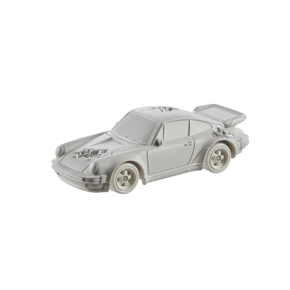 Eroded Porsche 930 — HPJ27 — Arsham white