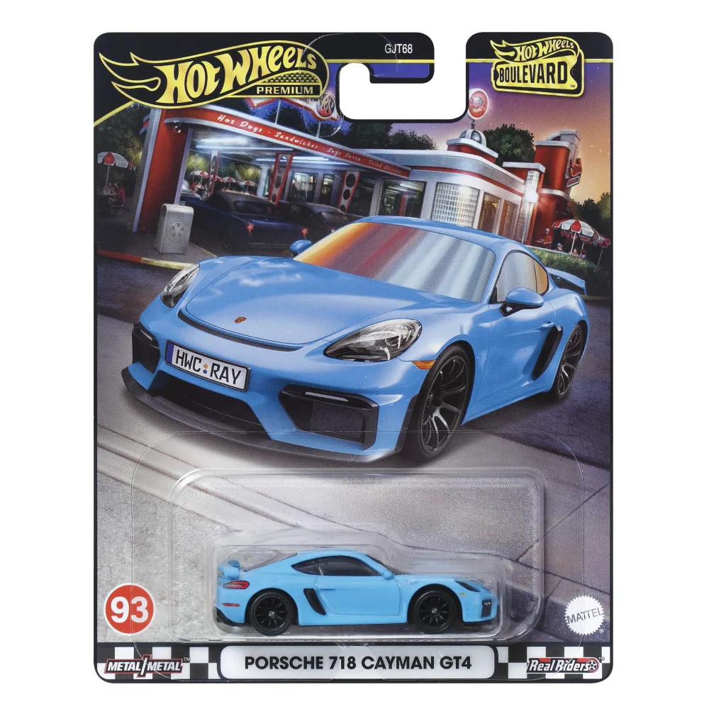 Porsche 718 Cayman GT4 — HRT71 — Miami Blue — imagem 2