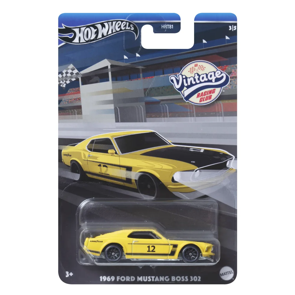 1969 FORD MUSTANG BOSS 302 — HRV08 — Yellow — imagem 2