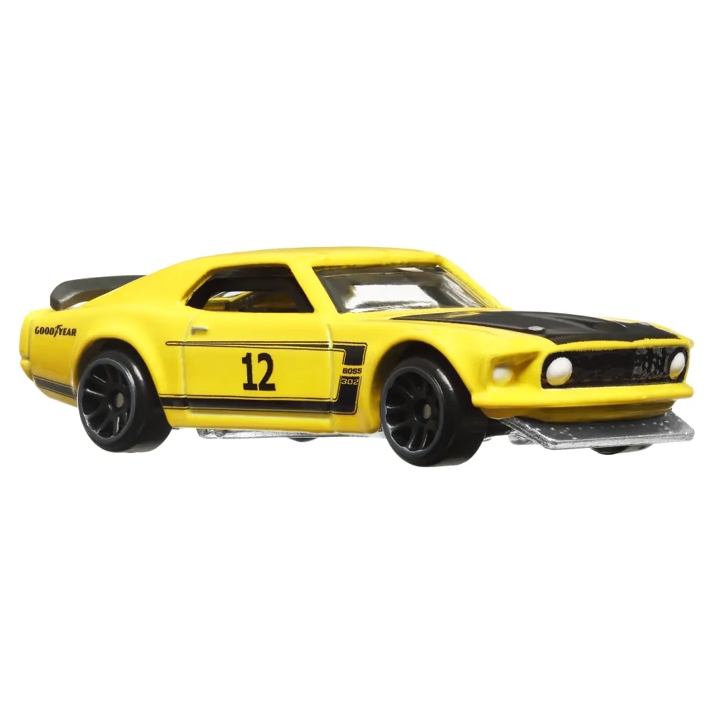 1969 FORD MUSTANG BOSS 302 — HRV08 — Yellow — imagem 4