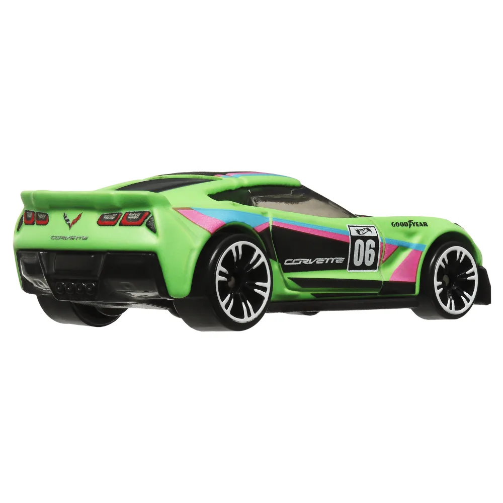 Corvette C7 Z06 — HRW81 — Matte neon green — imagem 3