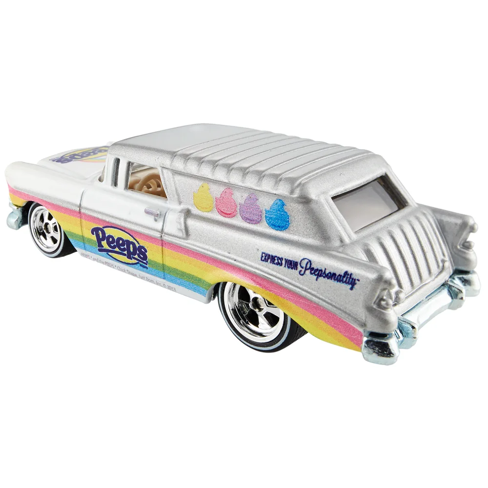'56 CHEVY NOMAD DELIVERY — BDR73 — Pearl White with Silver roof — imagem 4