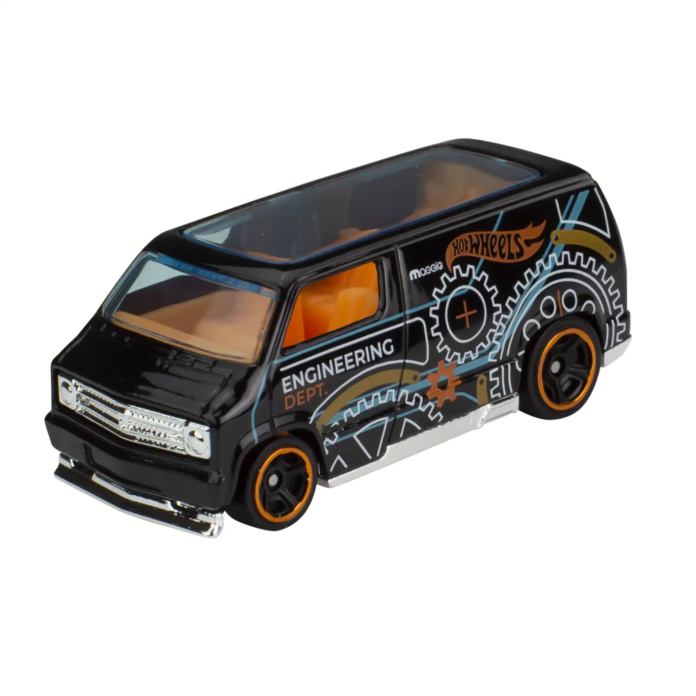 Custom '77 Dodge Van — HH049 — Gloss Black