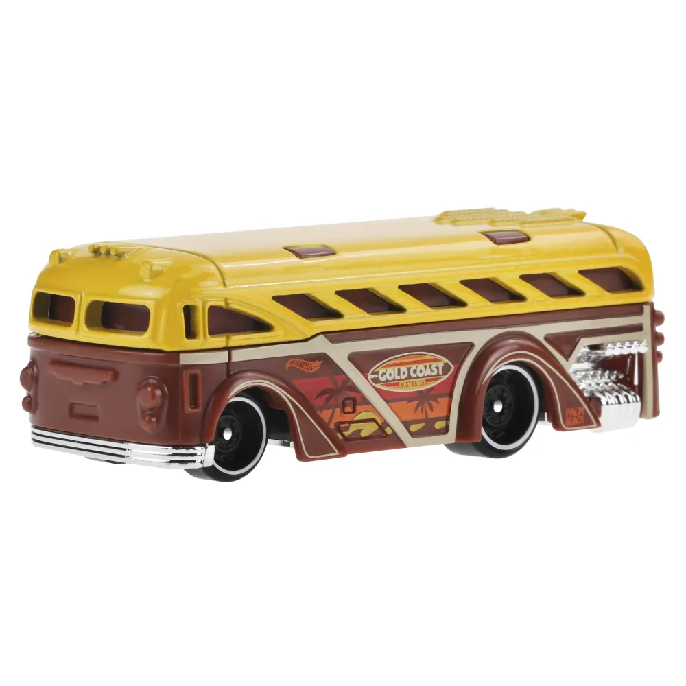 Surfin' School Bus — HKJ32 — Yellow & Brown
