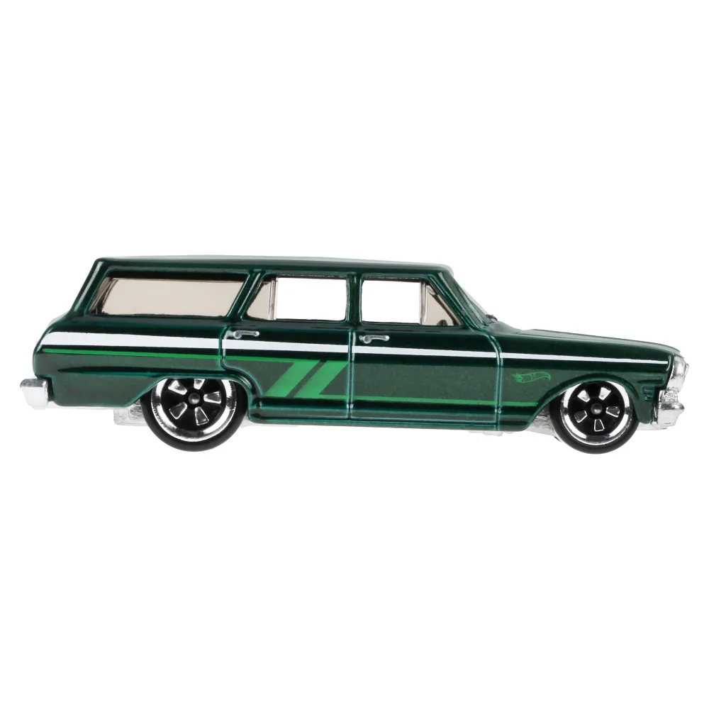 '64 Chevy Nova Wagon — HRR89 — Metalflake Dark Green — imagem 5