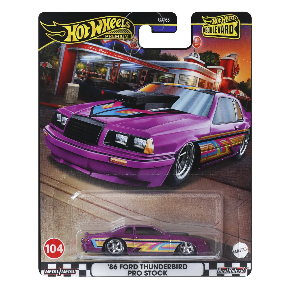 '86 Ford Thunderbird Pro Stock — HRT72 — Metalflake purple — imagem 2