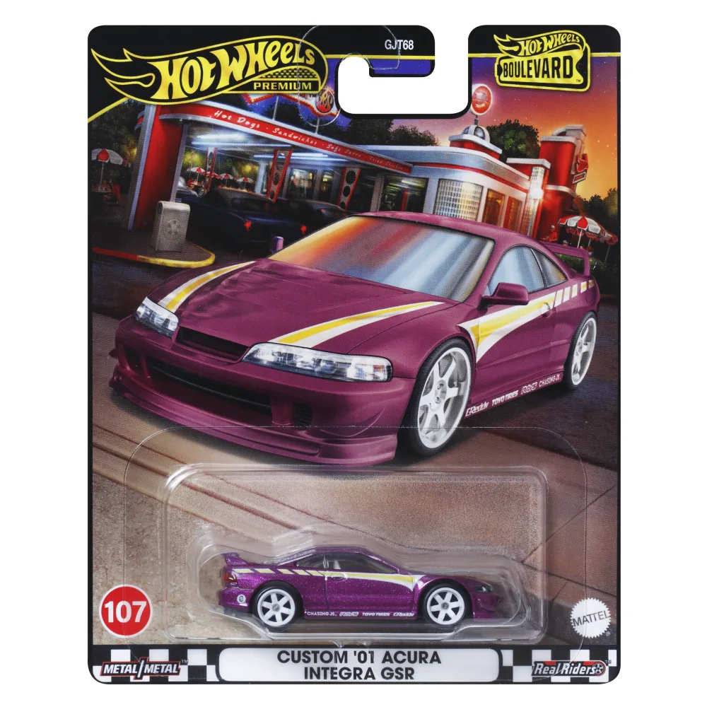 Custom '01 Acura Integra GSR — HRT77 — Metalflake purple — imagem 2