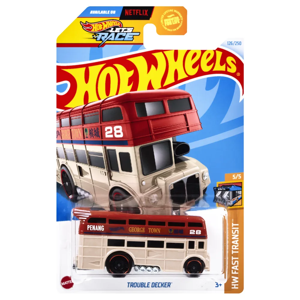 Trouble Decker — HTB45 — Tan & Red — imagem 2