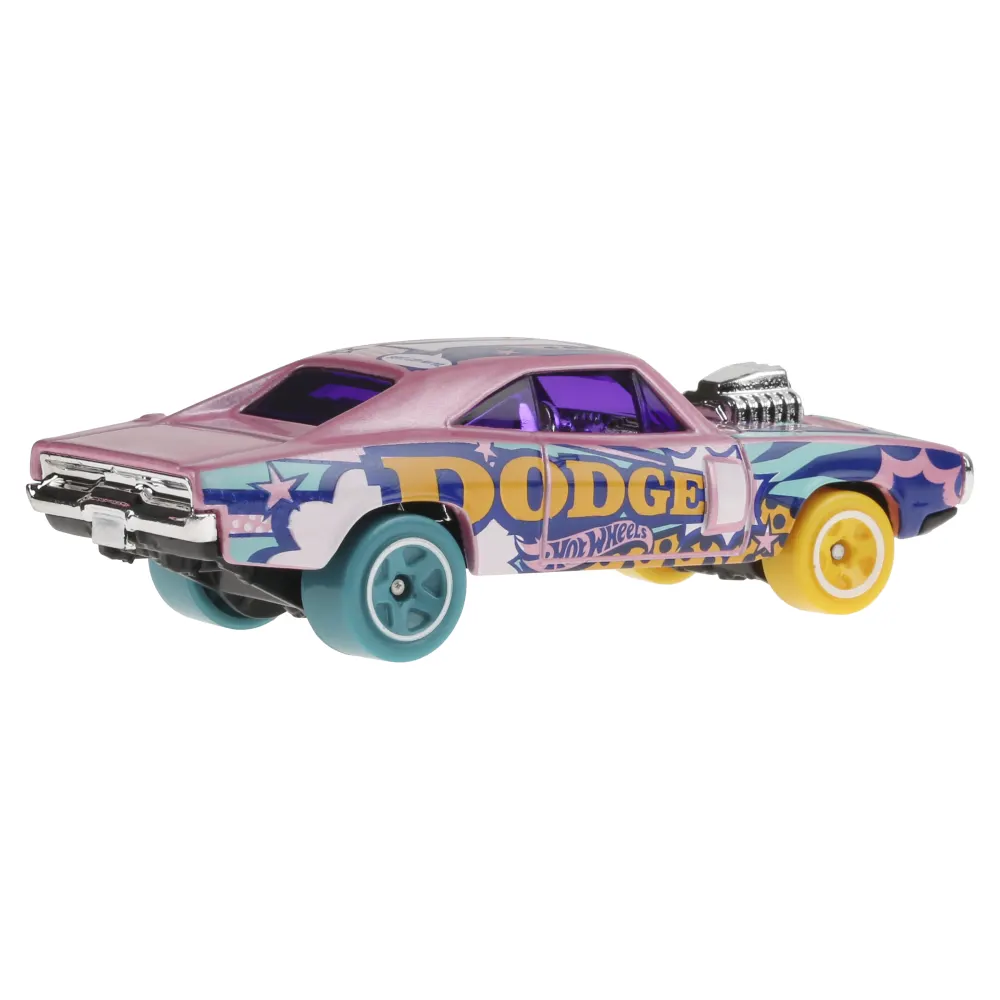 '70 Dodge Charger R/T — HTD47 — Metalflake Pink — imagem 3