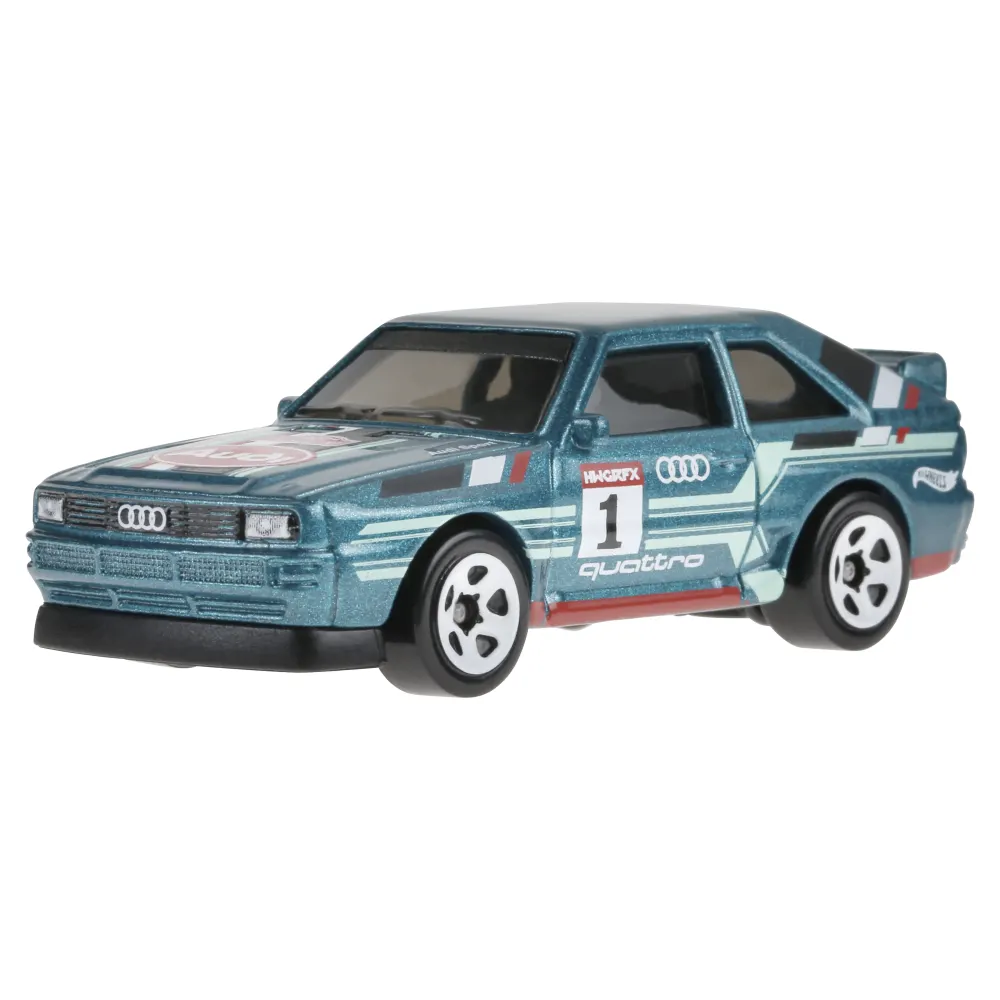 '84 Audi Sport quattro — HVW89 — Metalflake Dark teal
